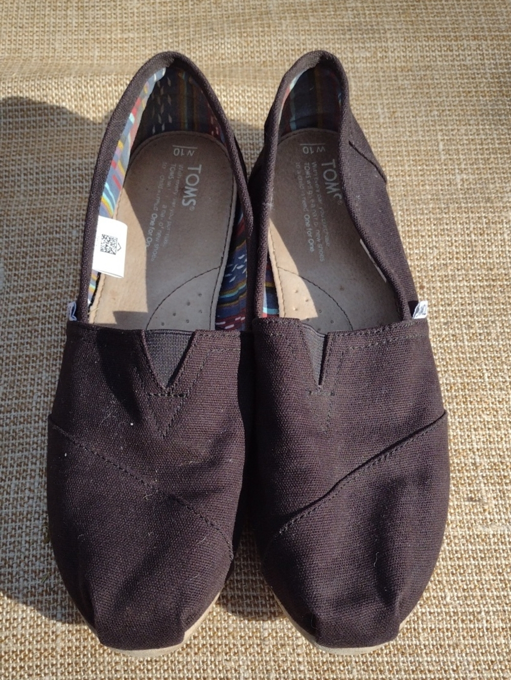 Toms Women's Slip-On Canvas Loafers - Black